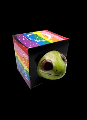 A-1x Grosse grenouille chocolat au lait garnie de 3 chocolat pistache chocolat au lait, délai 2-3 semaines pour réception