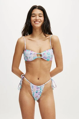 Cut Out Bandeau Bikini Top