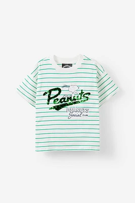Snoopy Drop Shoulder Short Sleeve Tee