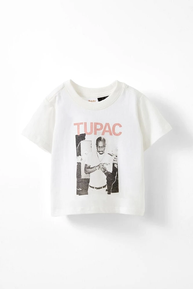 Tupac Short Sleeve Graphic Print Tee