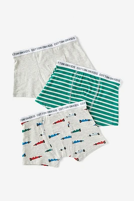 3 Pack Boys Underwear Trunk