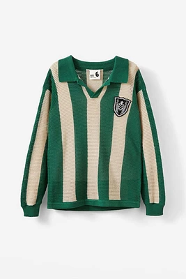 Preston Long Sleeve Knit Polo
