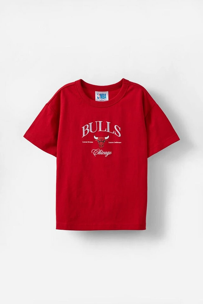NBA Chicago Bulls Drop Shoulder Short Sleeve Tee
