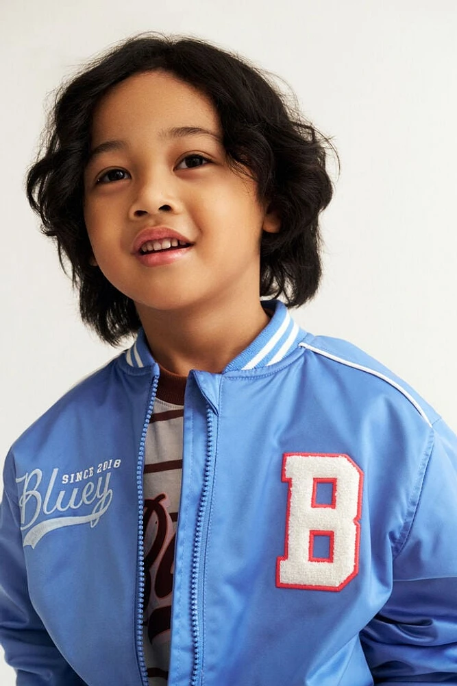 Bluey Oversized Bomber Jacket