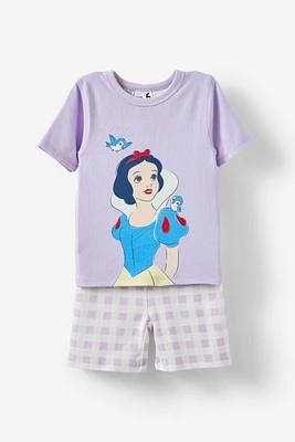 Snow White Super Soft Short Sleeve Pajama Set