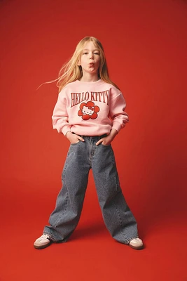 Hello Kitty Dusty Fleece Crew Neck