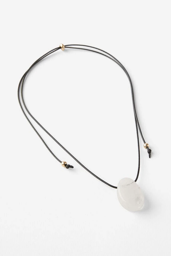 Cord Pendant Necklace