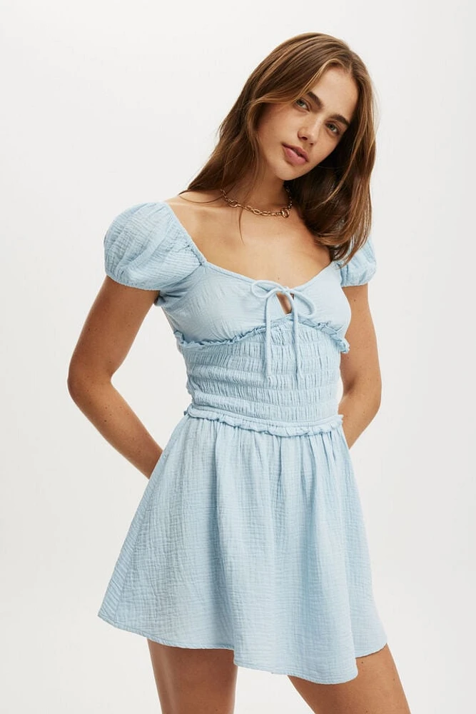Charlie Open Back Mini Sundress