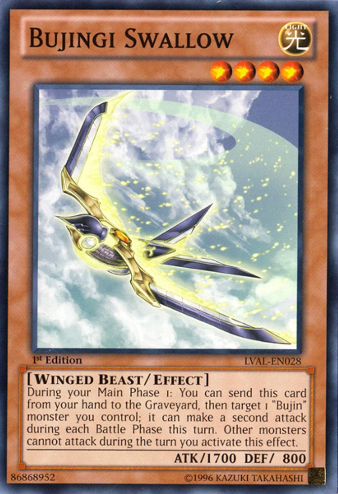 Bujingi Swallow - LVAL-EN028 - Common - 1st Edition
