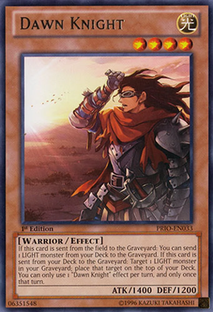 Dawn Knight - PRIO-EN033 Rare 1st Edition