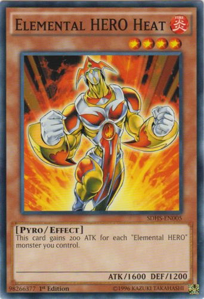 Elemental HERO Heat - SDHS-EN005 - Common - 1st Edition