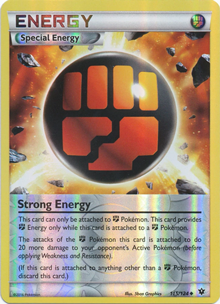 Strong Energy - 115/124 Uncommon Reverse Holo