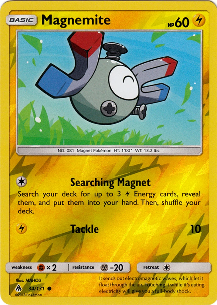 Magnemite - 34/131 - Common - Reverse Holo