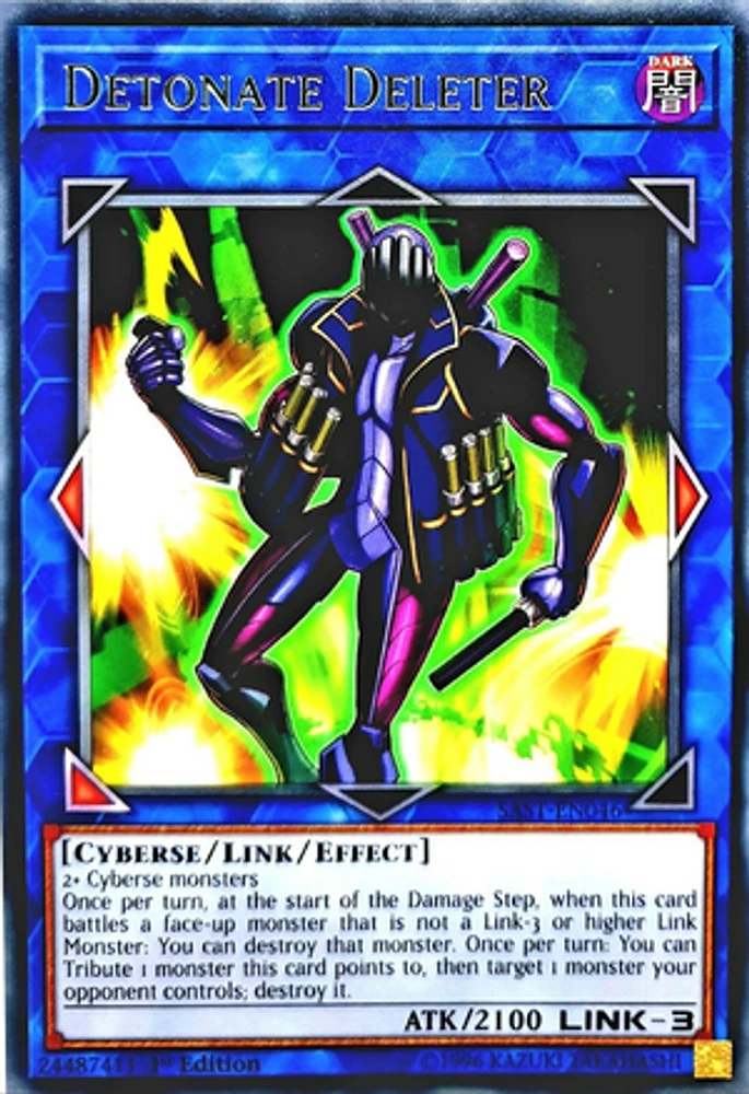 Detonate Deleter - SAST-EN046 - Rare - 1st Edition