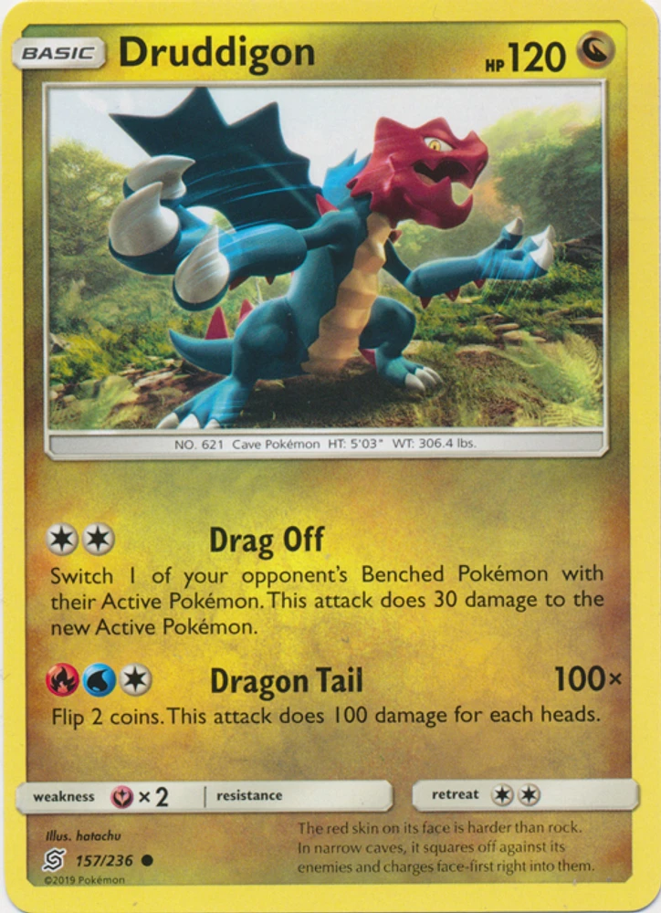 Druddigon - 157/236 - Common