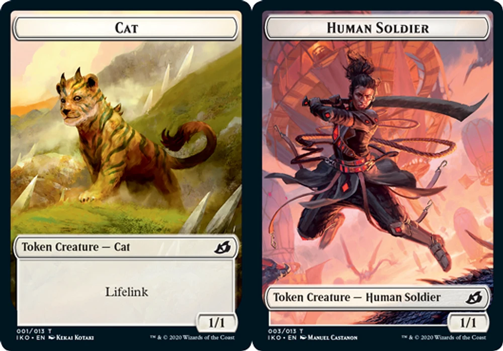 Cat Token // Human Soldier Token (003) - Foil