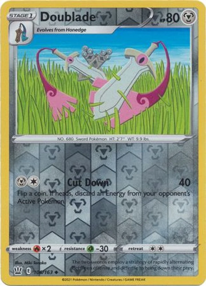 Doublade - 106/163 - Uncommon - Reverse Holo