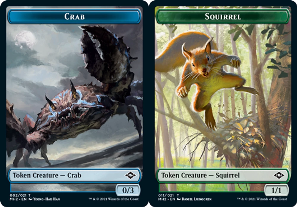 Crab Token // Squirell - Foil