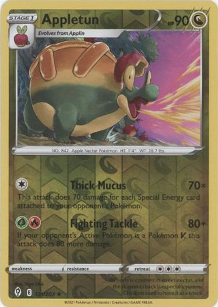 Appletun - 121/203 - Rare - Reverse Holo