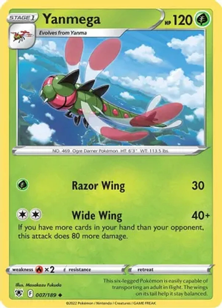 Yanmega - 007/189 - Uncommon