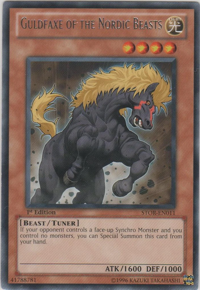 Guldfaxe of the Nordic Beasts - STOR-EN011 Rare 1st Edition