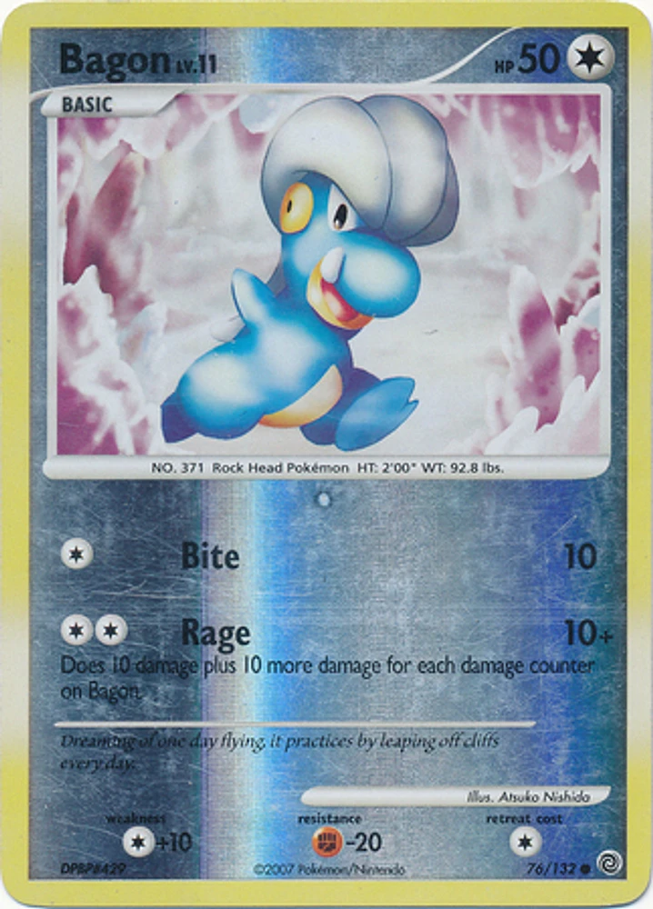 Bagon - 76/132 - Common - Reverse Holo