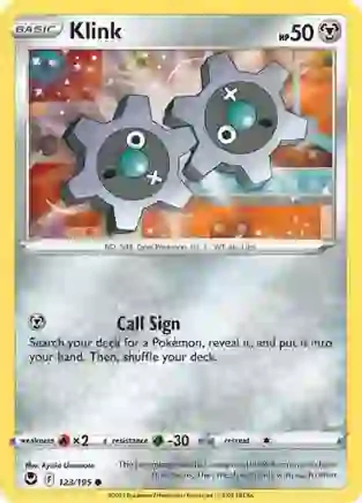 Klink - 123/195 - Common - Reverse Holo