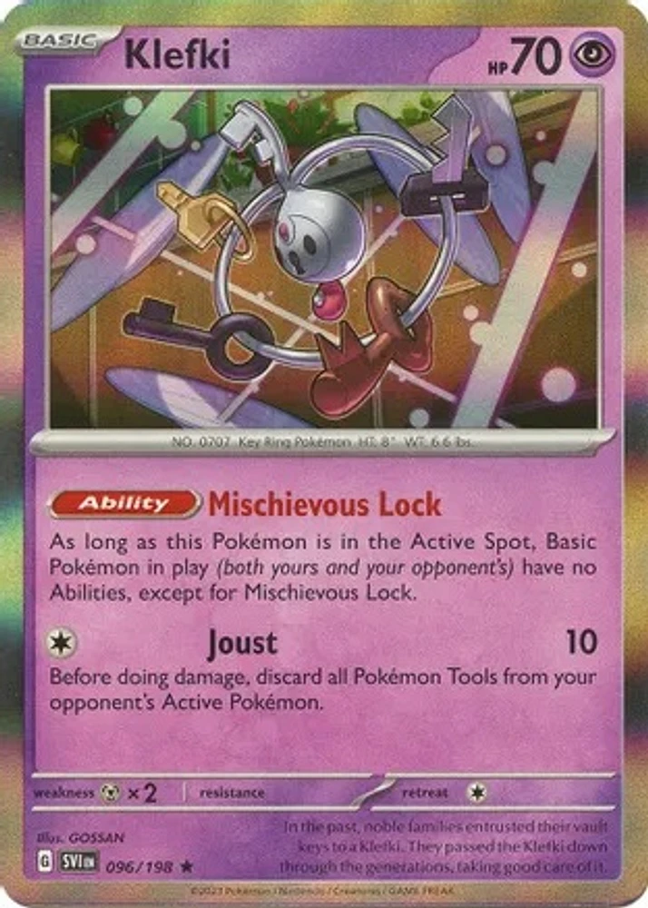 Klefki - 096/198 - Holo Rare