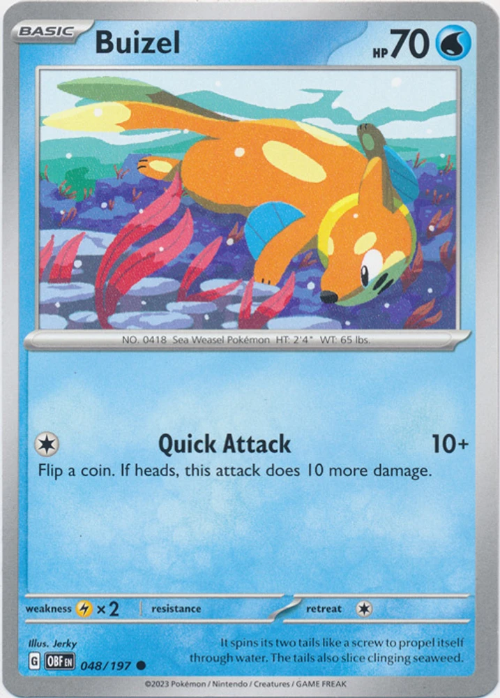 Buizel - 048/197 - Common