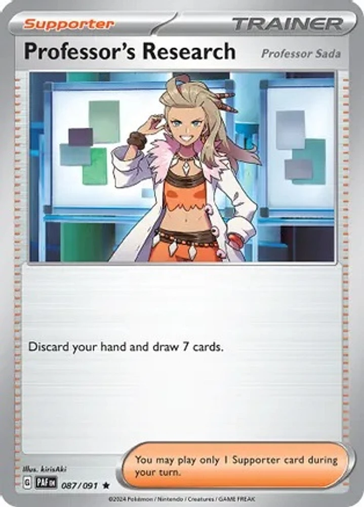 Professor's Research[Professor Sada] - 087/091 - Holo Rare