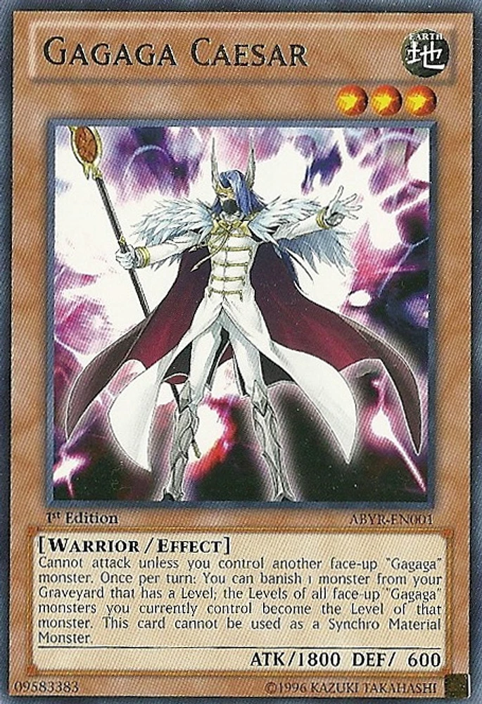 Gagaga Caesar - ABYR-EN001 - Rare - 1st Edition