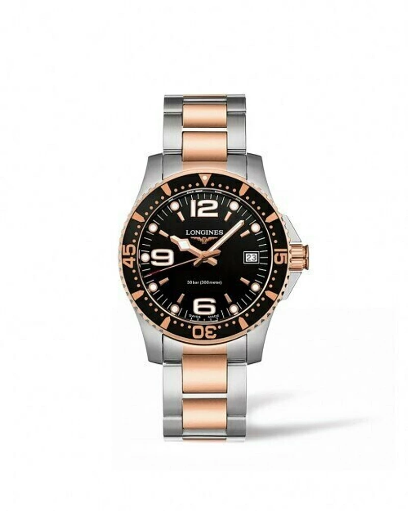 HYDROCONQUEST 34MM STAINLESS STEEL/PVD DIVING WATCH