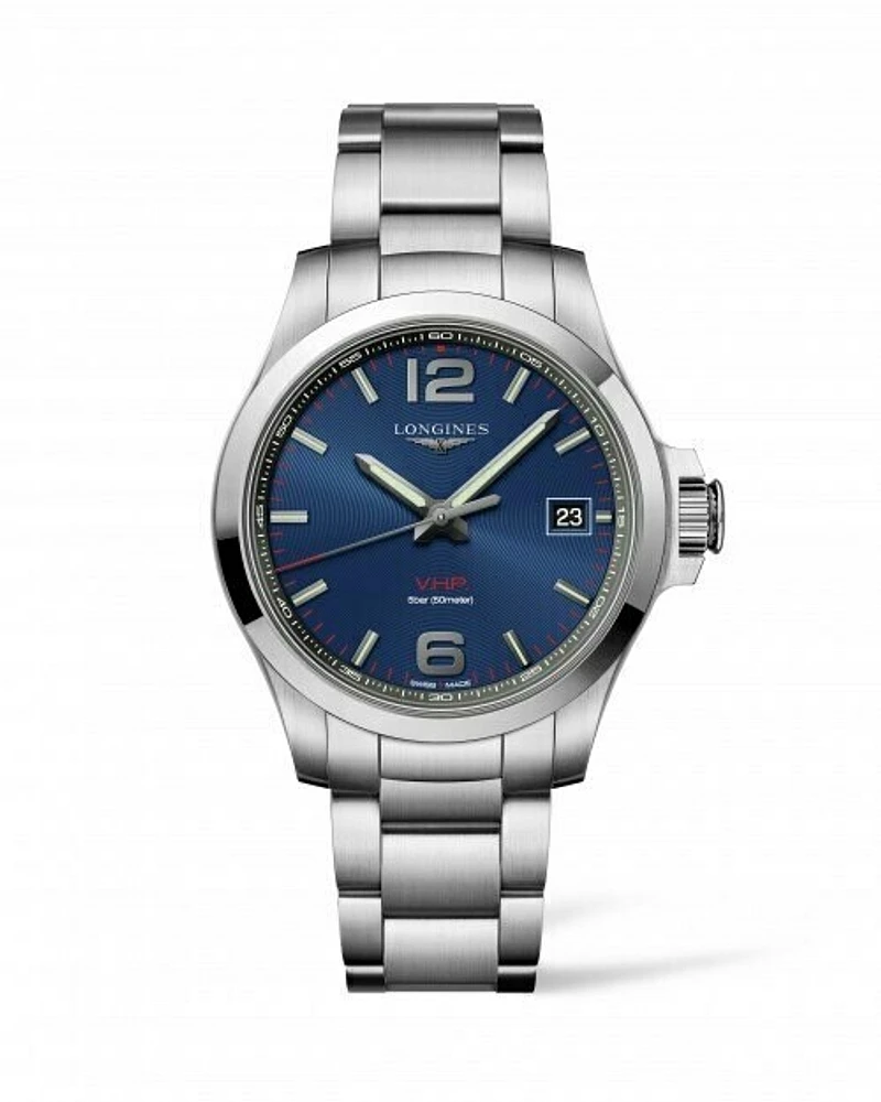 Conquest V.H.P. Blue Dial 41MM Quartz L37164966