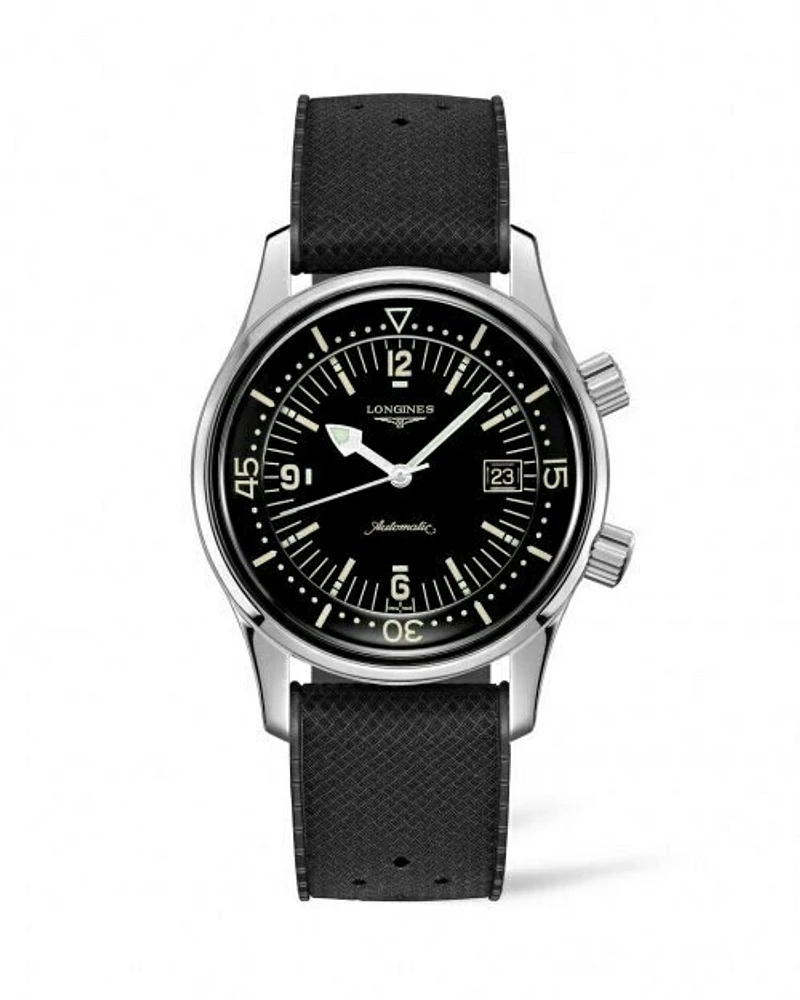 The Longines Legend Diver Watch 42MM Black Dial Automatic