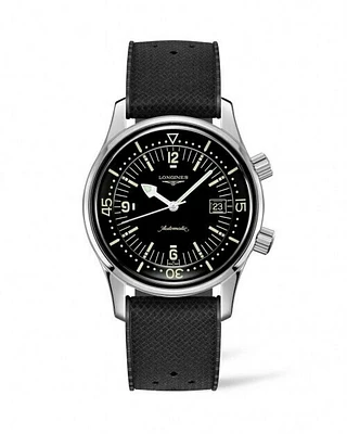 The Longines Legend Diver Watch 42MM Black Dial Automatic