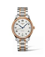 THE LONGINES MASTER COLLECTION 38MM STAINLESS STEEL/GOLD CAP 200 AUTOMATIC