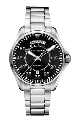Hamilton Khaki Aviation H64615135 | Swiss Automatic Watch | Kavar Jewellers Brampton