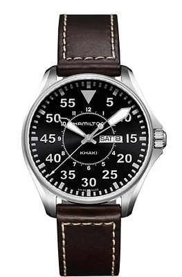 Hamilton Khaki Aviation H64611535 | Swiss Automatic Watch | Kavar Jewellers Brampton
