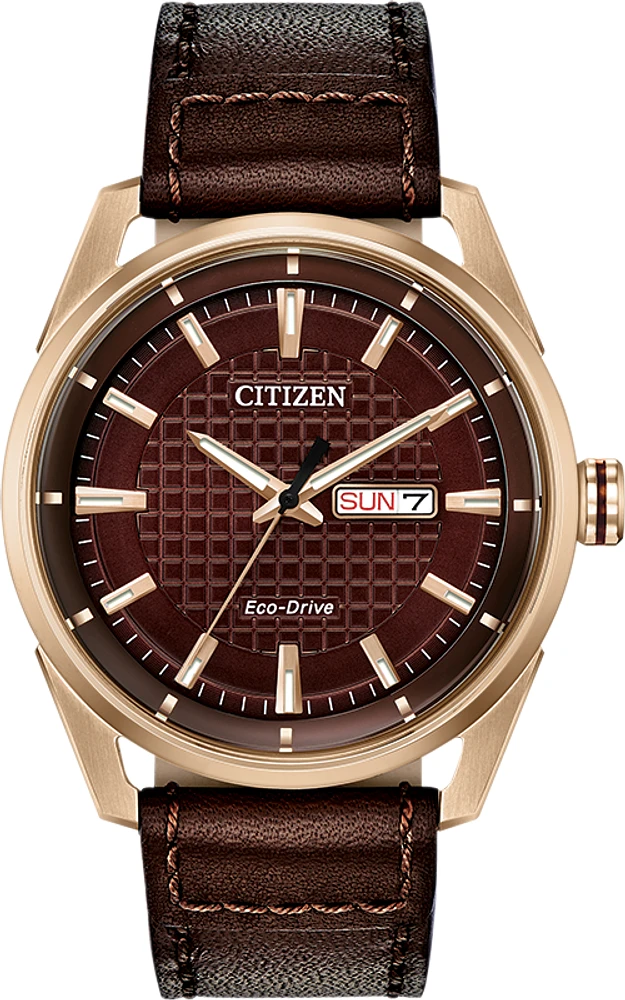 Citizen CTO - Check This Out Brown Dial 42MM Eco-Drive AW0083-08X