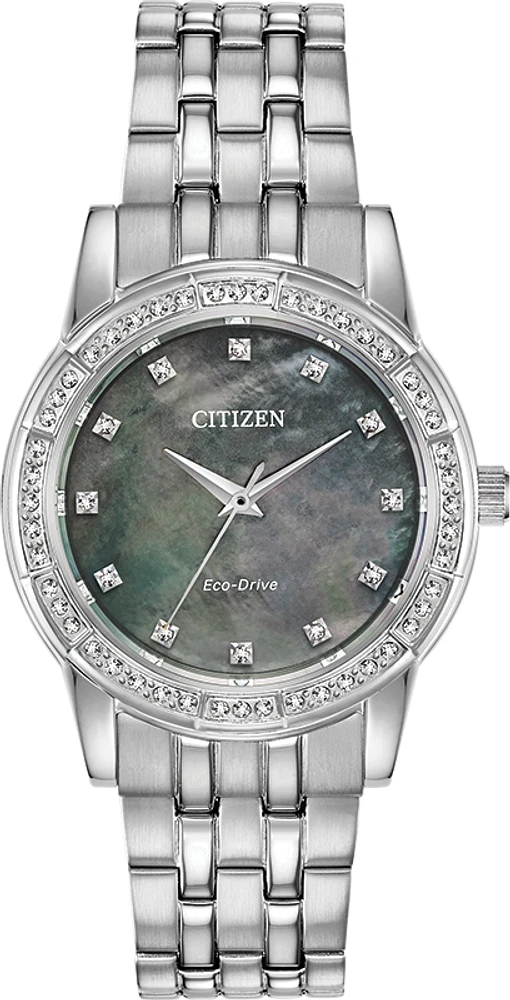 Silhouette Crystal Mother of Pearl Dial 31MM Eco-Drive EM0770-52Y