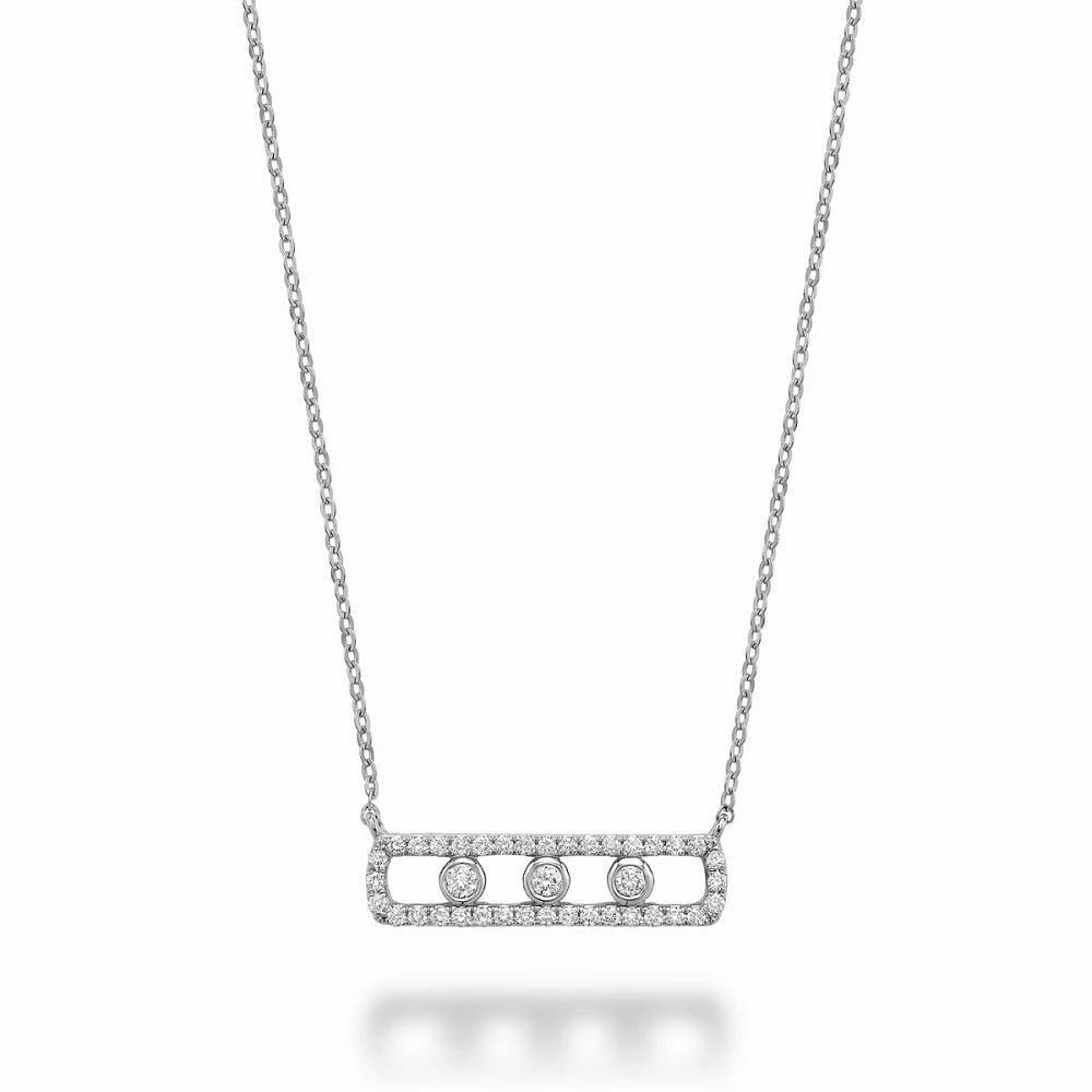 Fashion Diamond Necklace 0.25CTDI White Gold