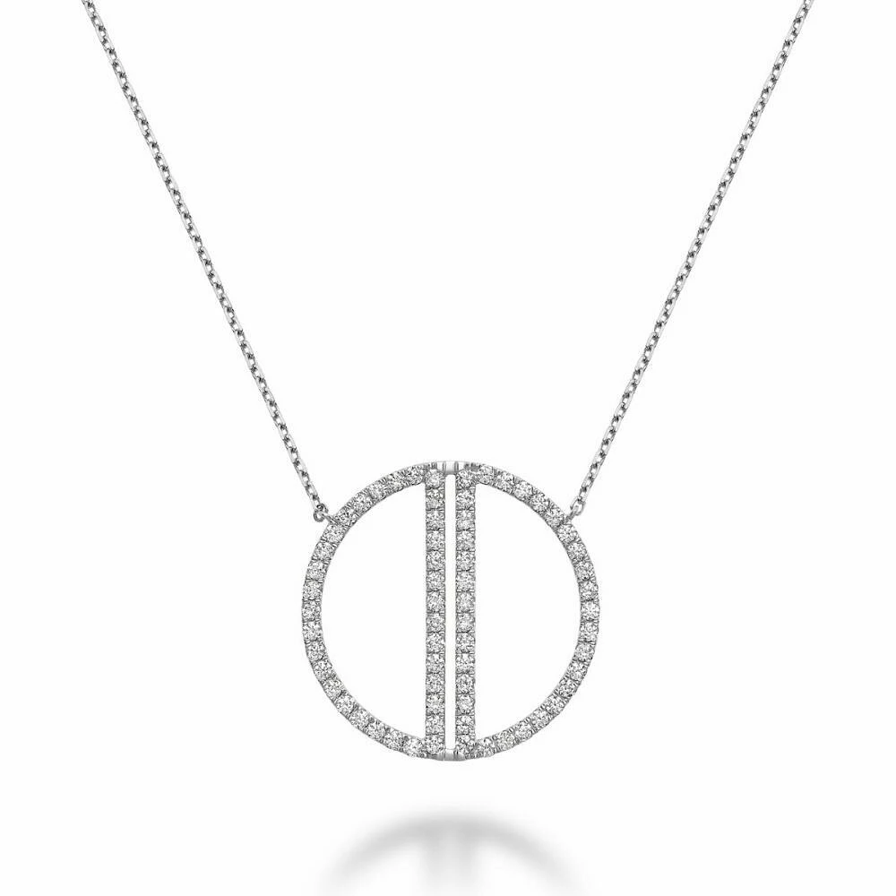 Fashion Diamond Necklace 1.00CTDI White Gold