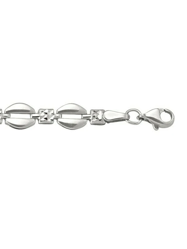 White Gold Hollow Fancy Bracelet 10KT