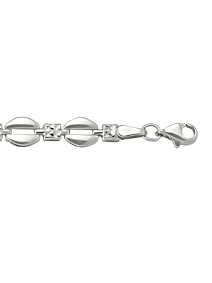 White Gold Hollow Fancy Bracelet 10KT