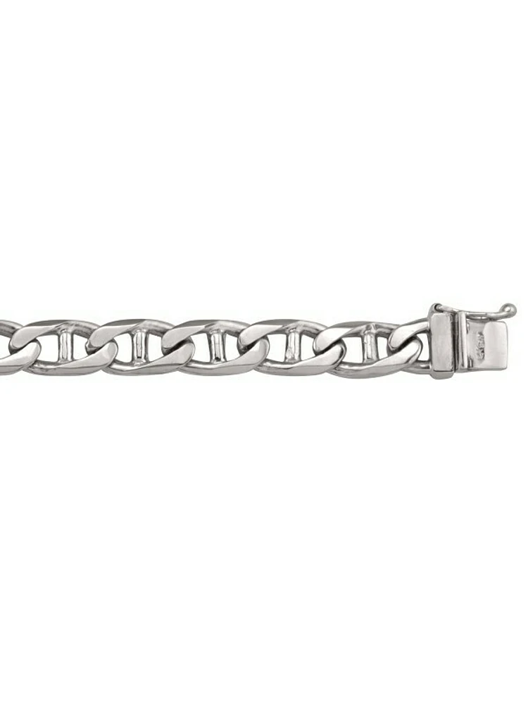 Gold Solid Link Bracelet 10KT