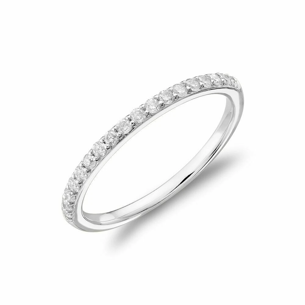 Matching Engagement Band White Gold
