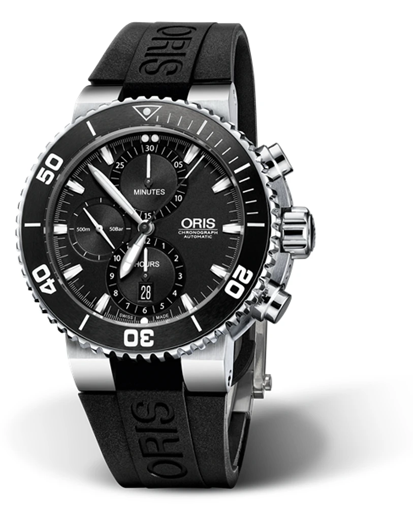 Oris Aquis Chronograph Black Dial 46MM Automatic