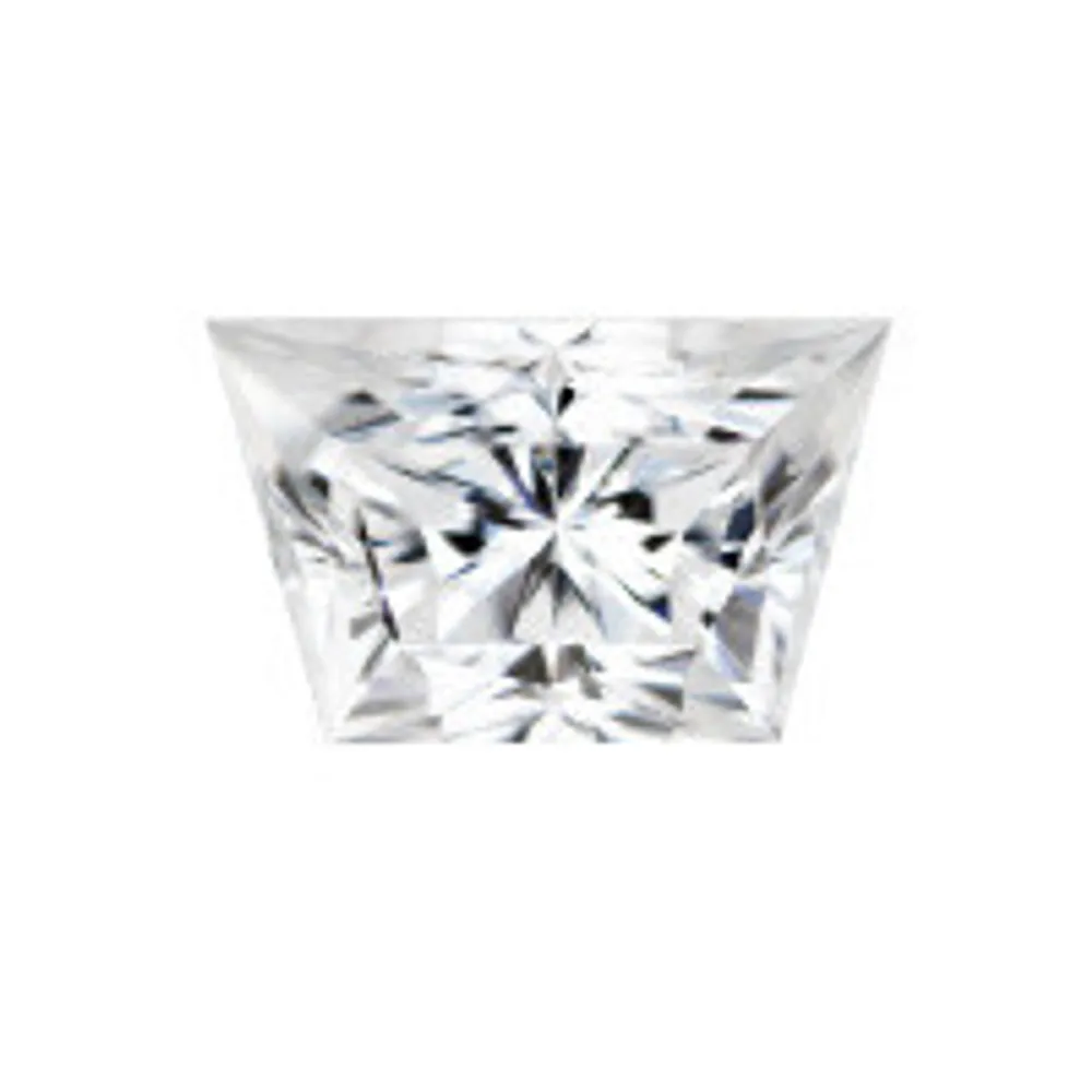 Forever One 0.50CTW Trapezoid Brilliant Cut Moissanite Gemstone