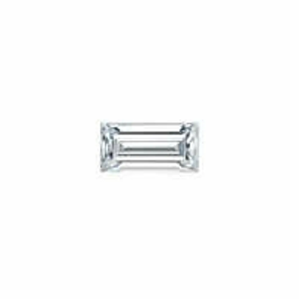 Forever One 0.23CTW Step Cut Baguette Moissanite Gemstone