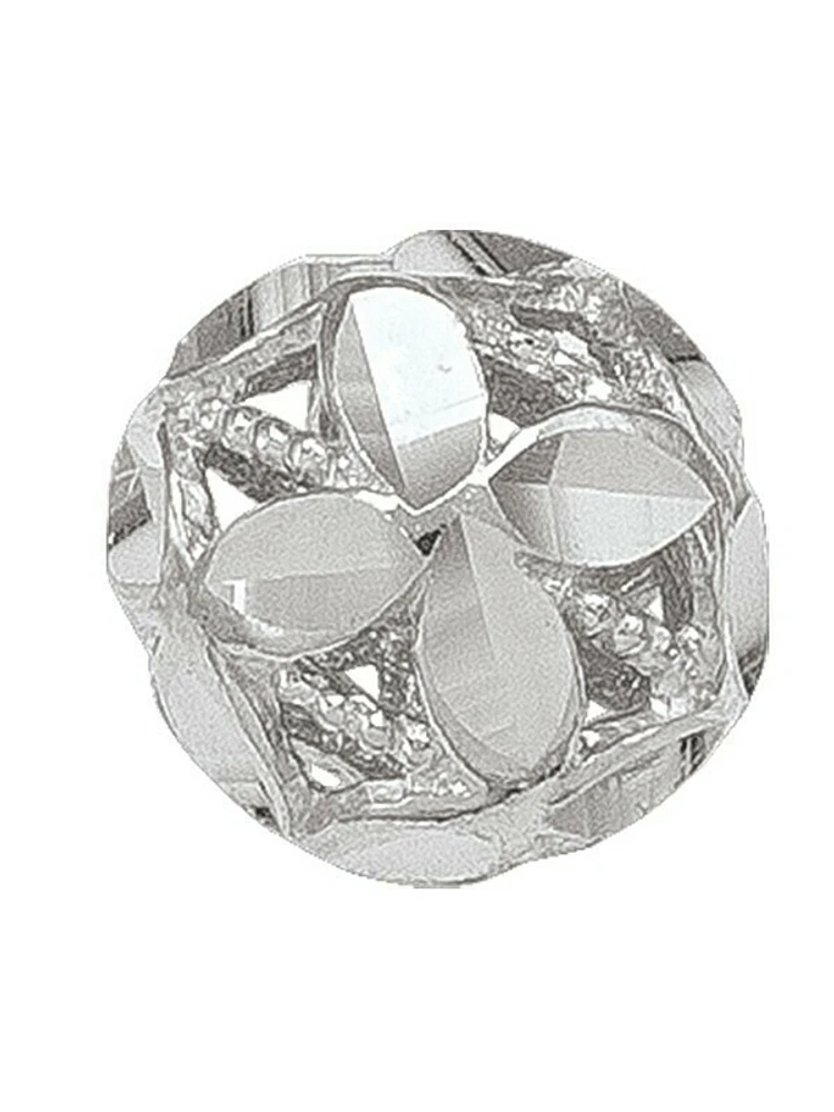 Gold Diamond Cut Ball Stud Earring 18KT